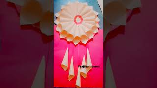 paper flower worktrendingshorts..  music art and craft