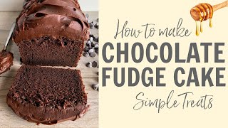 How to make Chocolate Fudge Loaf Cake! Recipe #Shorts screenshot 4