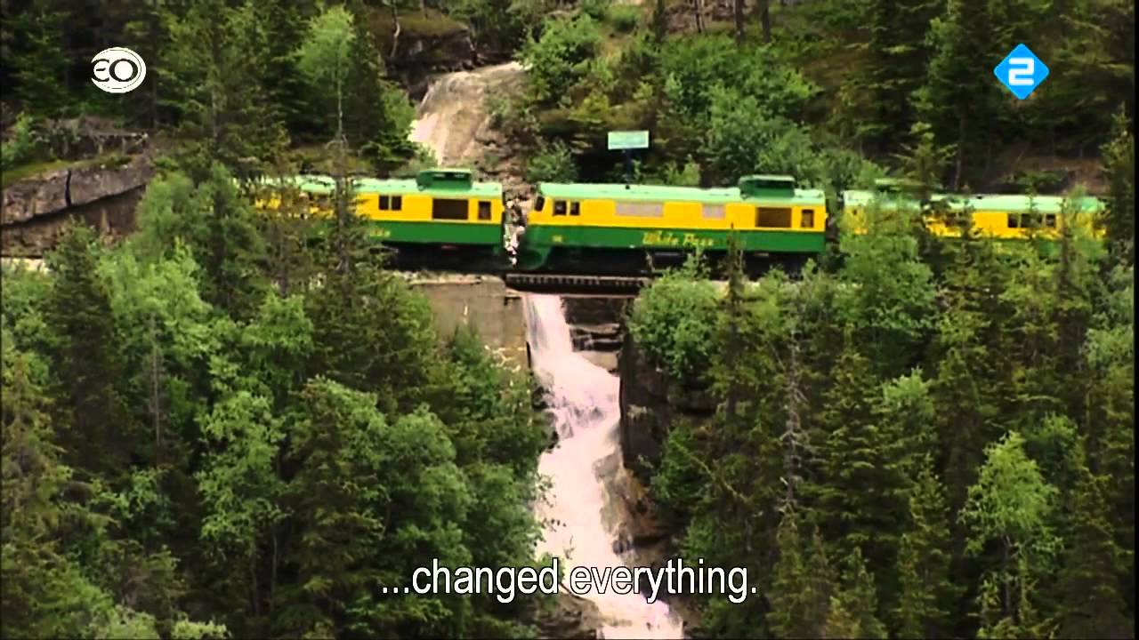 Rail Away & USA Alaska with English subtitles HD