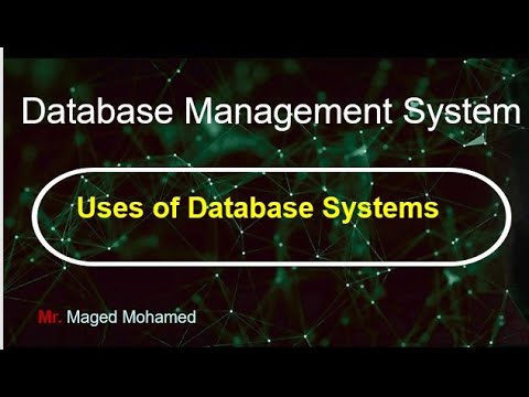 Uses of Database Systems - YouTube