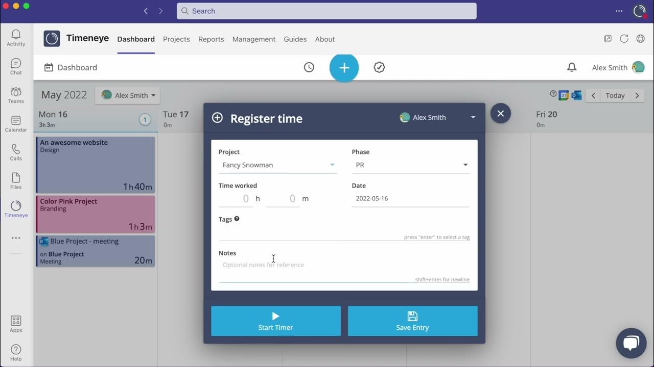 How To Track Time in Microsoft Teams (w/ Timeneye Time Tracking) YouTube