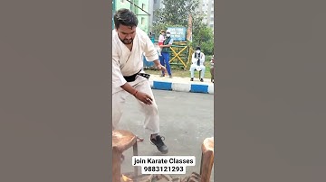 Tiles Breaking Demonstration | karate ghar par kaise sikhe | Shihan Anil Kumar Ram