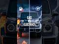 New electric Mercedes 580 ⚡VS⚡ Mercedes G 63 💥. #shorts #comparison #trending