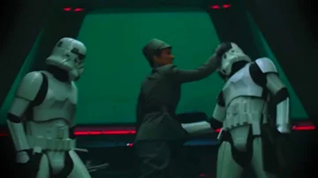 Tala slaps the Stormtroopers…