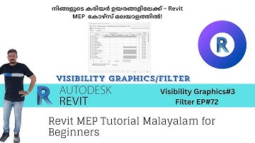 Ep#72 | Visibility Graphics#3 | Revit MEP Tutorial Malayalam For Beginners  Filter