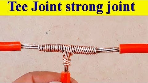 How to make cable joints | Tee joint