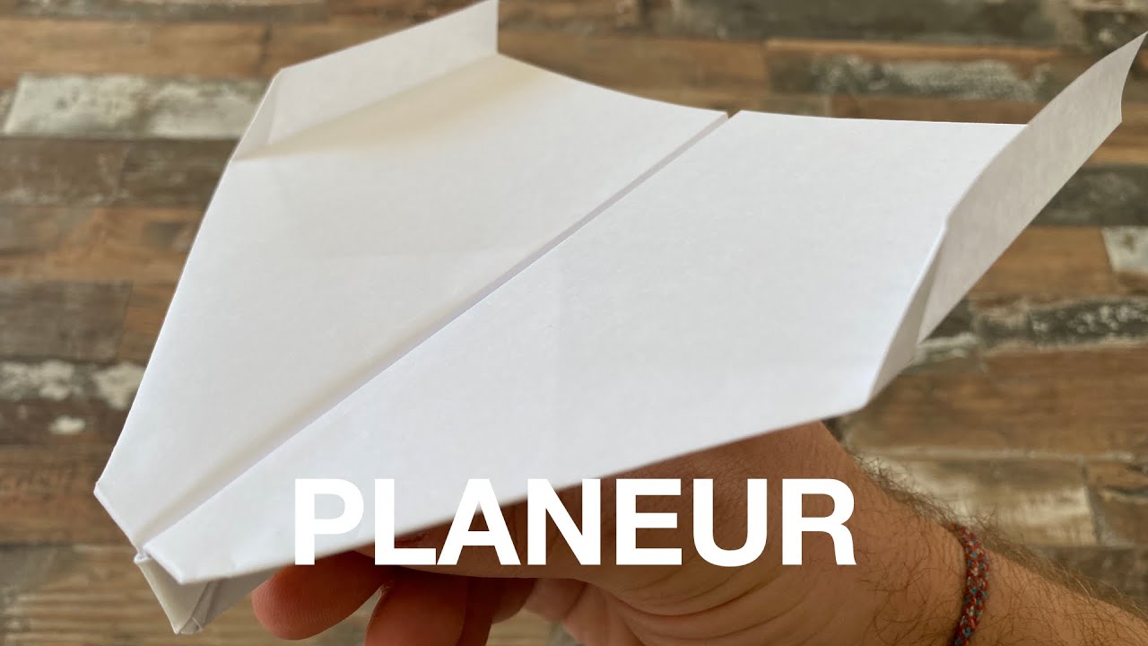 Comment faire le meilleur Planeur - Avion en papier 