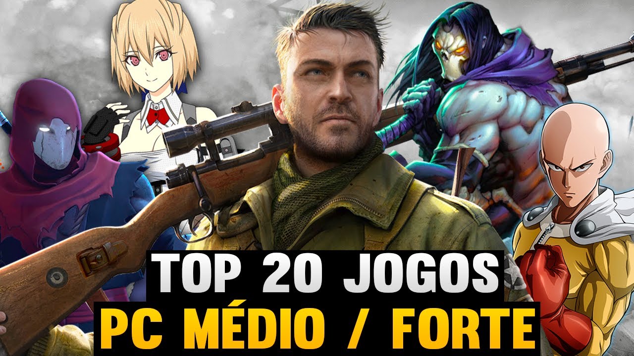 TOP 20 Melhores Jogos Para PC Médio / Forte 🎮 ( GRÁFICOS REALISTAS ) 2023  