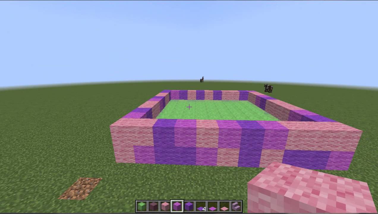Minecraft How to make a Bouncy castle that really works! YouTube