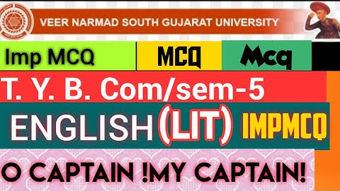 T.Y.B.COM/SEM-5|A PSALM OF LIFE _MCQS| IMP MCQS |@Friend to Friend study