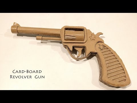 How to Make A Cardboard Gun Revolver : Double action Revolver