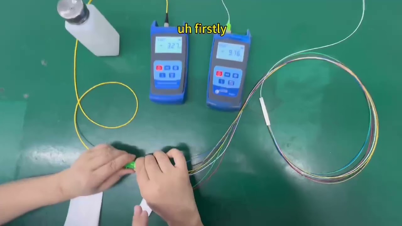 how to test PLC splitter insertion loss with your onhand instrument ?