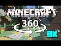Minecraft [VR] 360° 8K 60 Fps (Relax)Sonic Ether's Unbelievable Shaders - Stand Alone Village