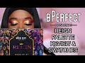 NEW BPERFECT X MAKEUP BY ALINNA REIGN PALETTE REVIEW &amp; SWATCHES ON DARK SKIN