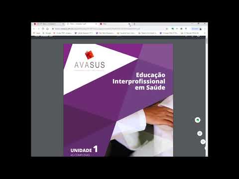 Como navegar no Curso do Programa de Educação Tutorial (PET) do Avasus.