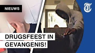 Schokkende video gelekt: Drugsfeest in gevangenis Zaanstad