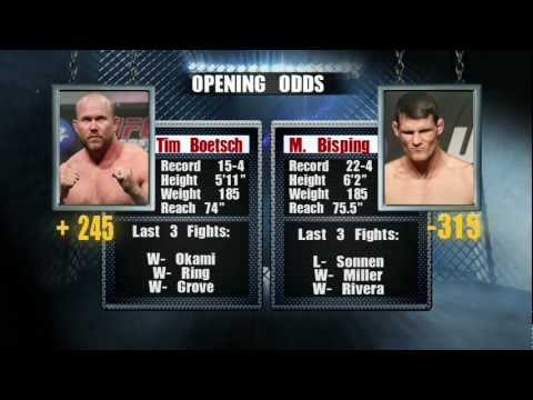 UFC 148: Michael Bisping vs Tim Boetsch Betting Od...