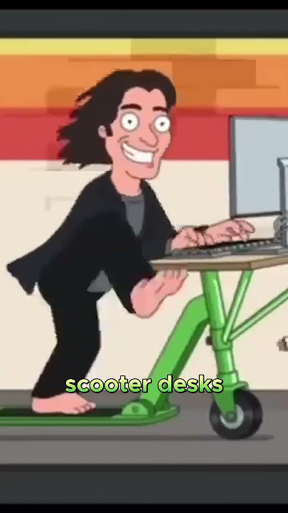 The WeWork Lunatic's Wild Office Vision  Hammock and Scooter Desks!