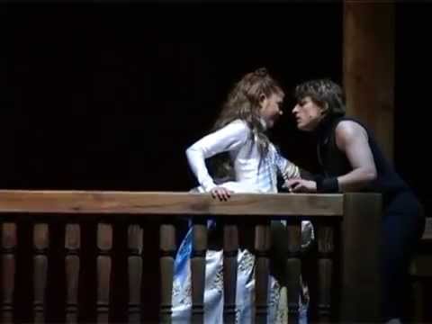 Romeo e Giulietta teatro globe 2003 scena balcone
