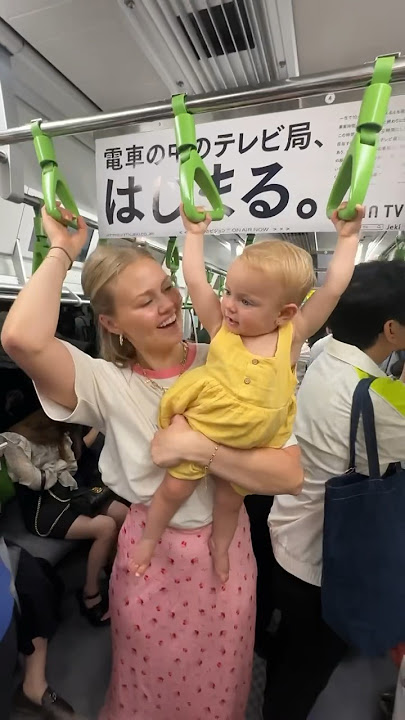 My Daughter on every train in Japan!