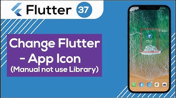 37 Change Flutter- App Icon (Manual not using library) | flutter bangla tutorial