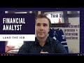 Land the Job of a Financial Analyst - Meet Adam