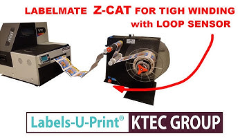 LabelMate Z-CAT - Label REWinder with Tension - Labels-U-Print ® - KTEC GROUP UK