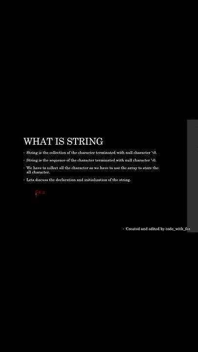 String in c language | what is c programming in c language | c language ...