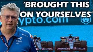 Alpine are DONE with Ocon and Alonso...