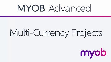 MYOB Advanced Multi Currency Projects