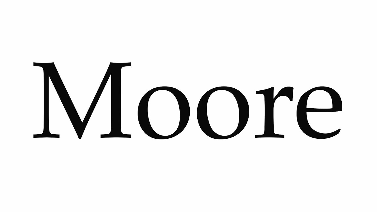 How to Pronounce Moore - YouTube