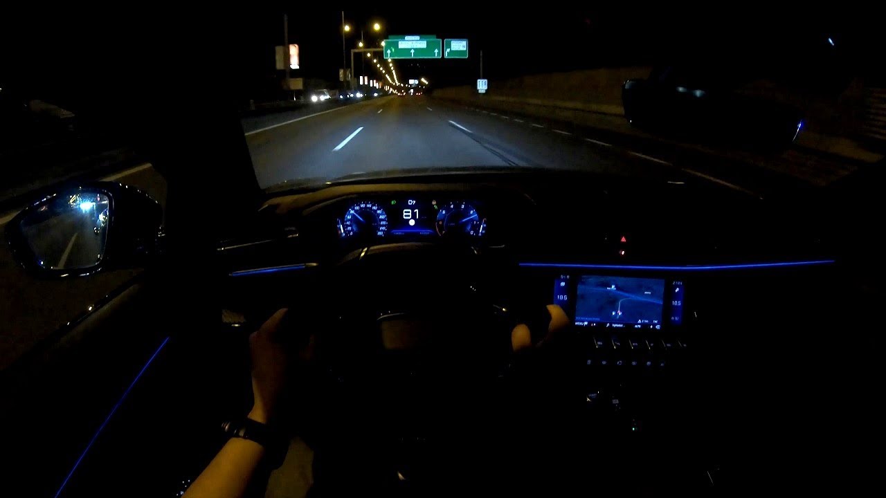 Peugeot 508 Gt Line Pov Test Drive 4k Night