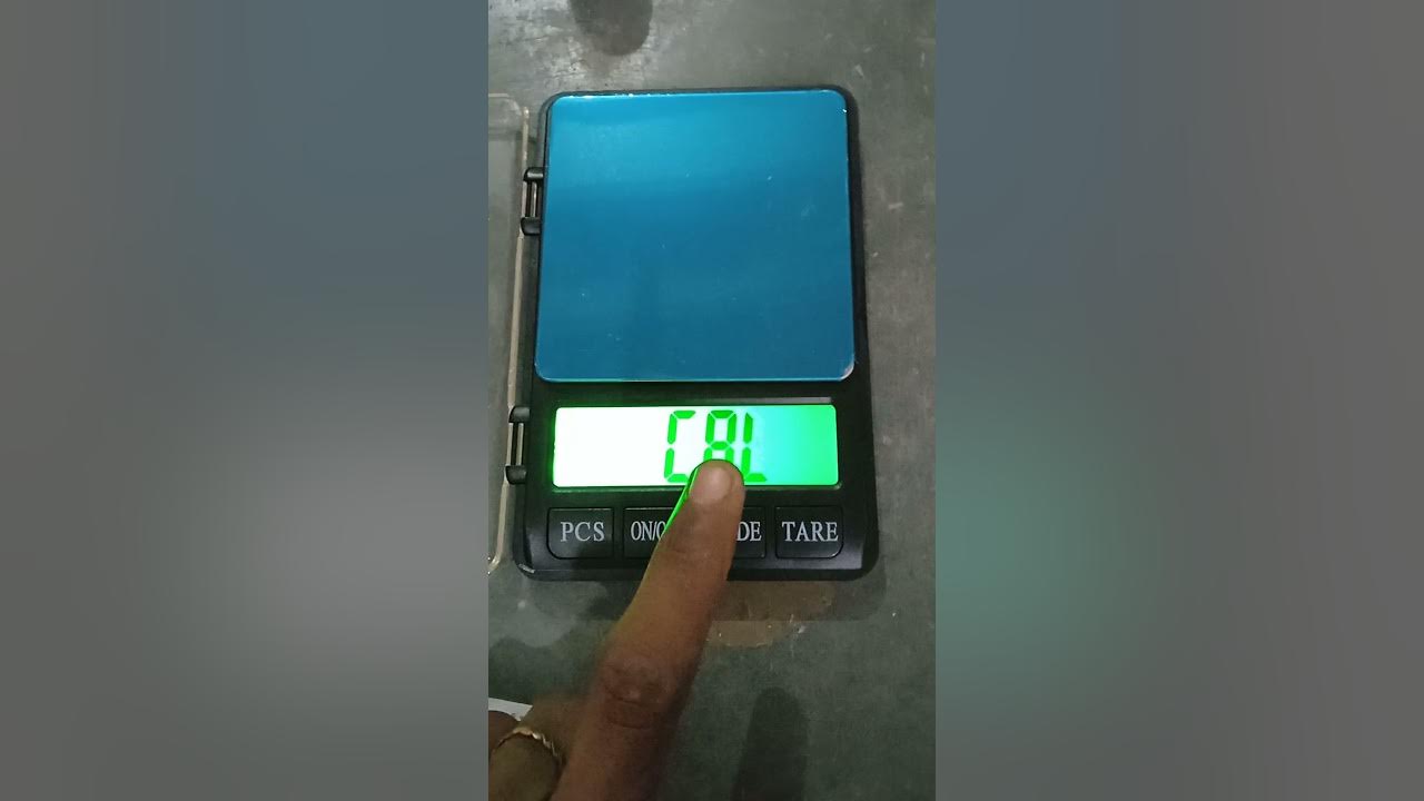 MH 999 weight machine calibration YouTube