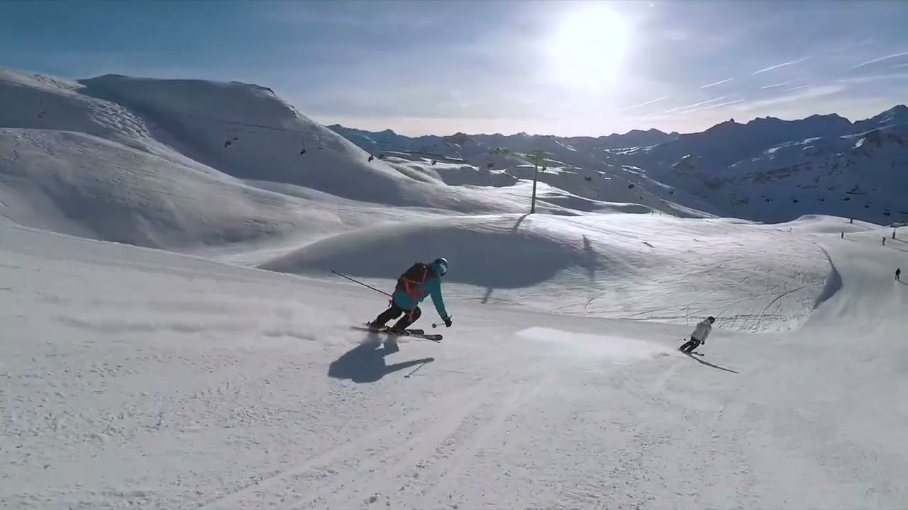 Snowy Mountain Escape  4K Ultra HD  Relaxing Nature Video