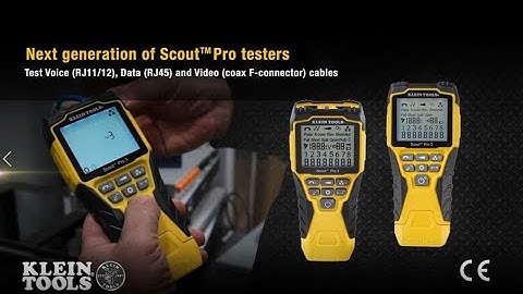 Scout Pro 3 Cable Tester Kits (VDV501-852; VDV501-853)