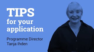 Tips for your application: IMC Krems I StartUp Management