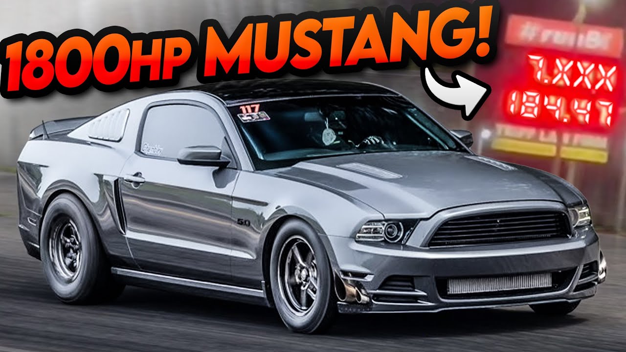 1800HP Twin Turbo Coyote Mustang DOMINATES the Drag Strip!