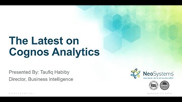 IBM Cognos Analytics & Deltek Costpoint: New Features Tutorial