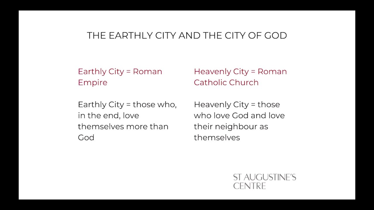 The earthly city and the city of God 3/8