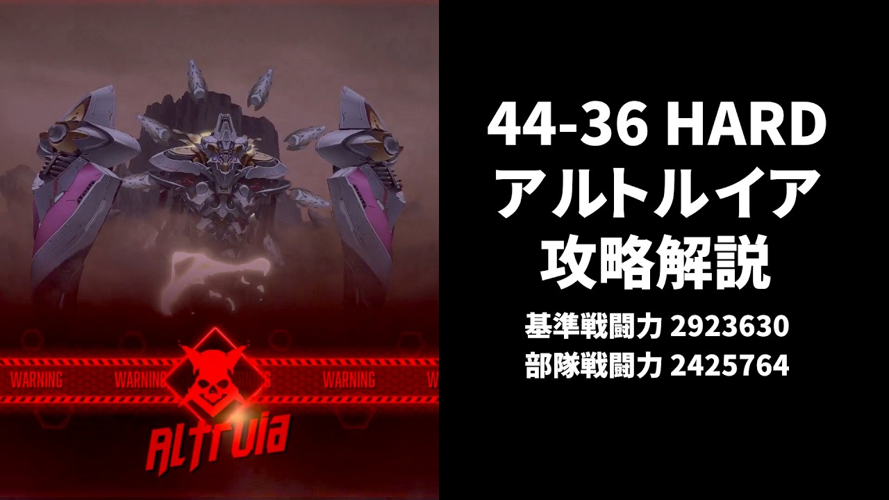 NIKKE] 44-36 HARD Altruia Strategy Guide [Goddess of Victory