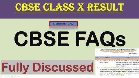 CBSE Class 10 Result 2021 | CBSE FAQs | Preparation of Result | Know Everything |