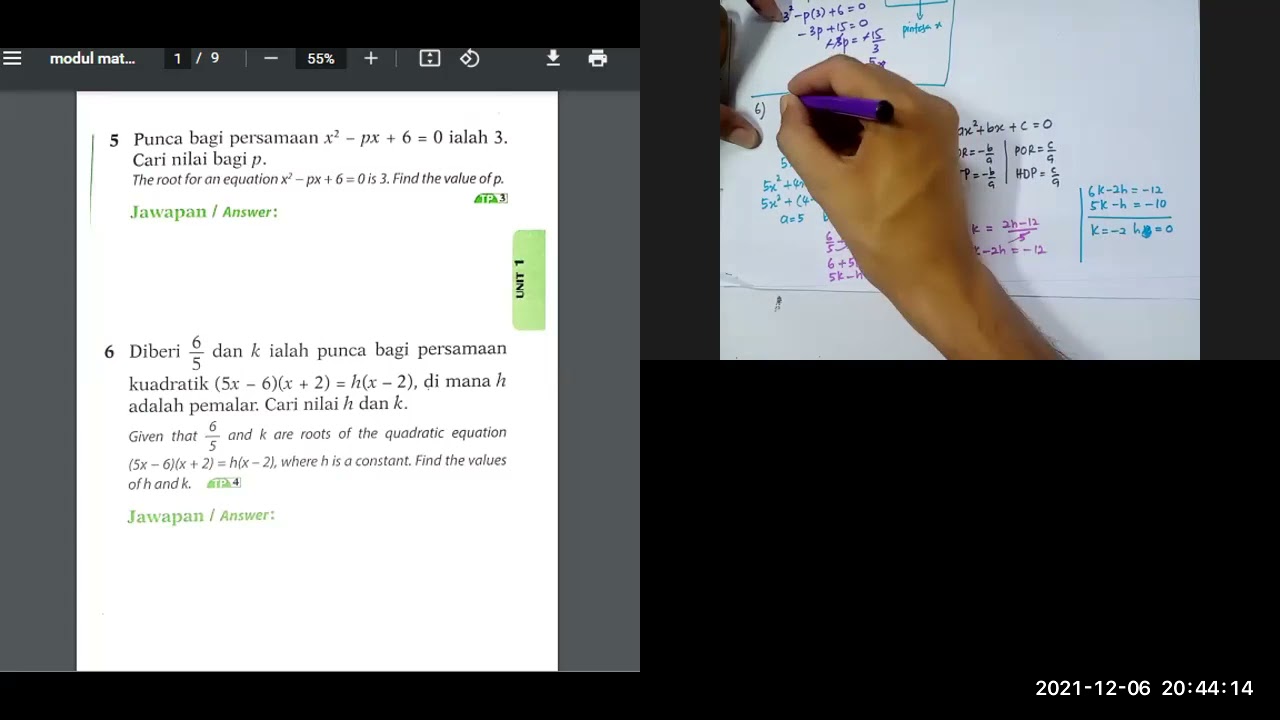 MATEMATIK TINGKATAN 4 ULANGKAJI