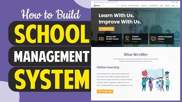 How to Make School Management System Website in WordPress - Attendance, Results, Timetable, SMS 2022