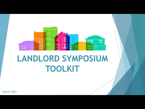 HCV Landlord Symposium Toolkit Tutorial
