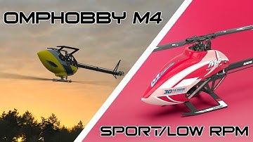 OMPHOBBY M4 EVT Prototype - Sport Flying & Low RPM