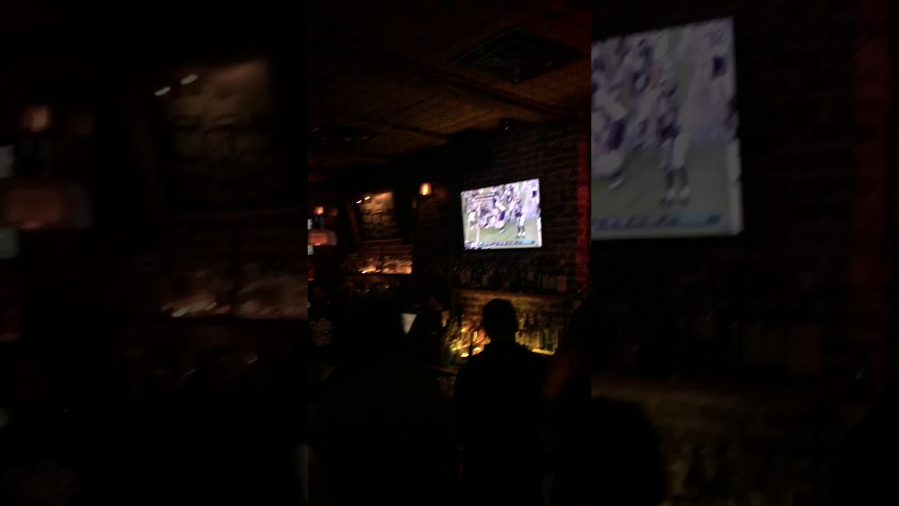 Watching the Philadelphia Eagles win their first Super Bowl @ this bar