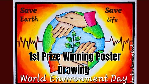 Best Environment Day Poster Drawing Idea | World environment Day 2023 Poster Idea | Creative Poster