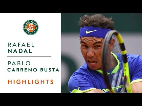 Rafael Nadal v Pablo Carreno Busta Highlights - Men's Quarterfinals 2017 | Roland-Garros