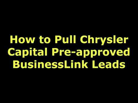 How to Download BusinessLink Chrysler Capital Scored Leads