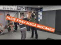 Huge Krav Maga Mistake